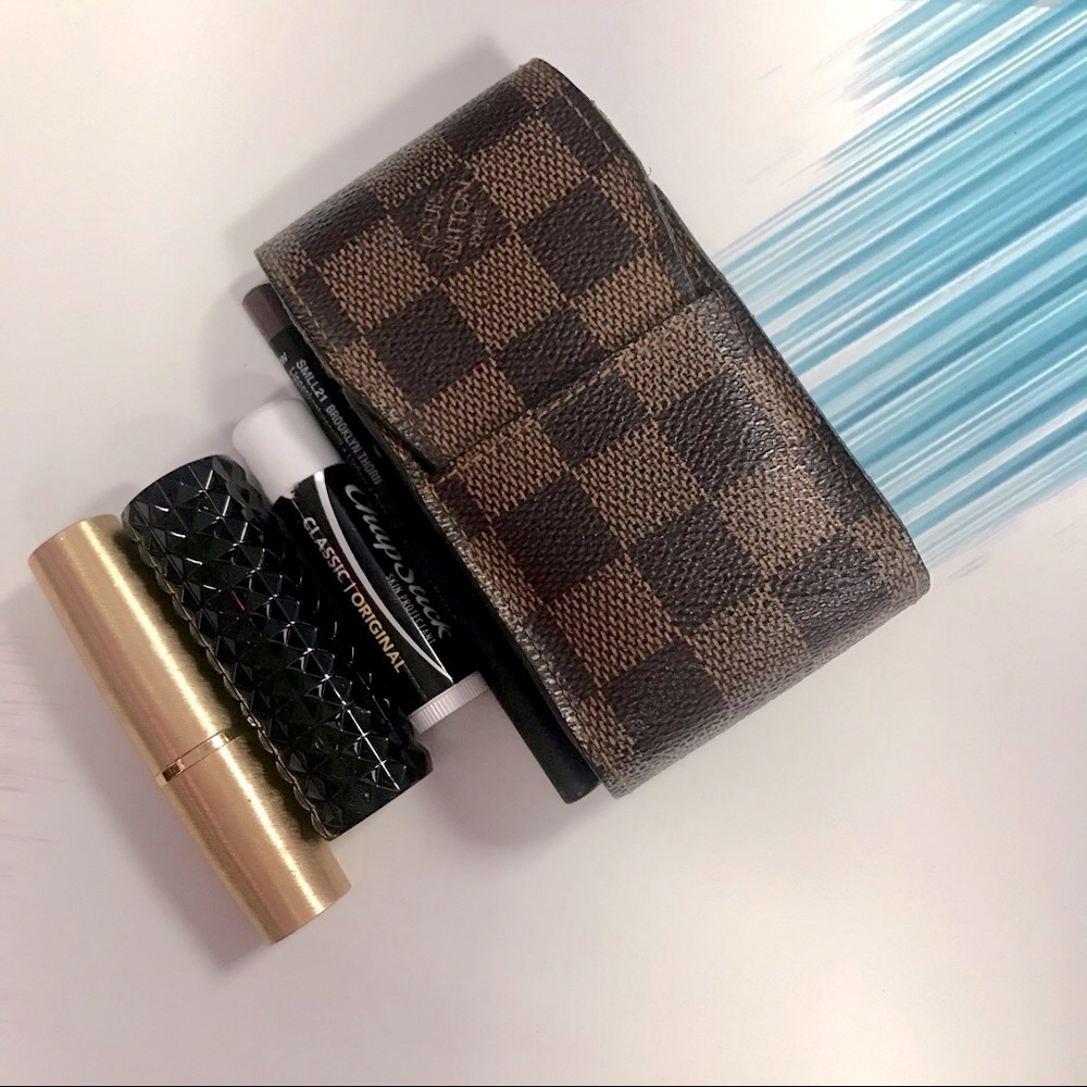 Auth. LOUIS VUITTON | | Damier Ebene Pattern Luxury Make Up Case